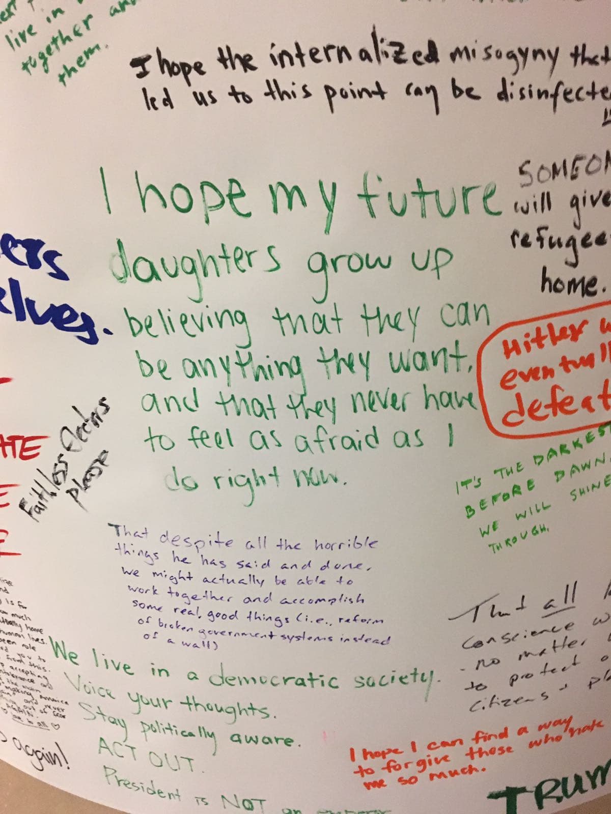 Mensajes en el Massachusetts Institute of Technology.