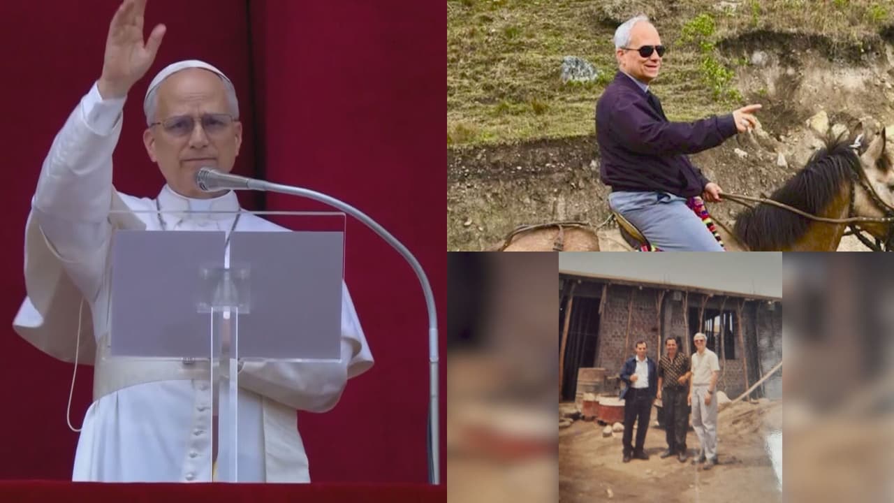 León XIV: el papa que viajaba en burro, cargaba cemento y comía chile en nogada