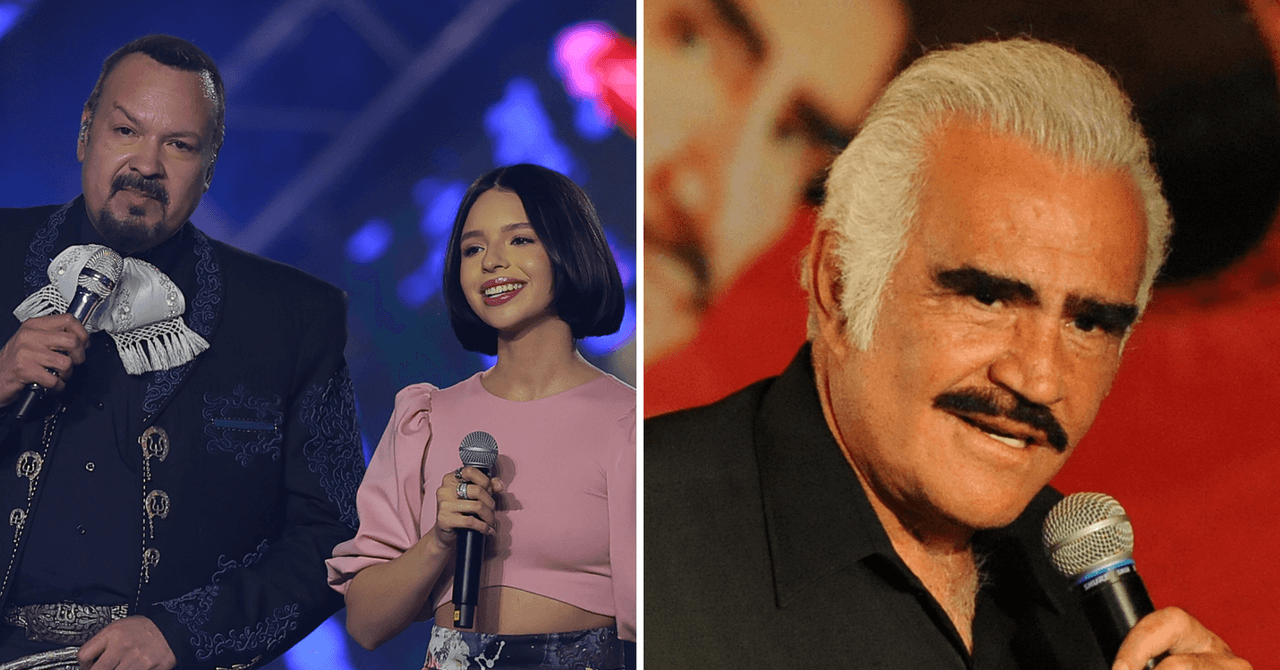 Angela y Pepe Aguilar / Vicente Fernández