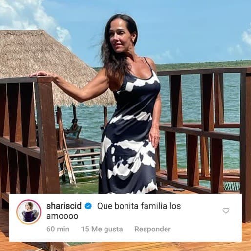La actriz Sharis Cid también reaccionó y felicitó a su colega.
<br>
