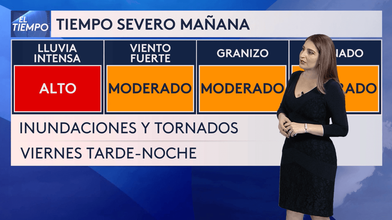 Emiten riesgo por tiempo severo en Carolina del Norte