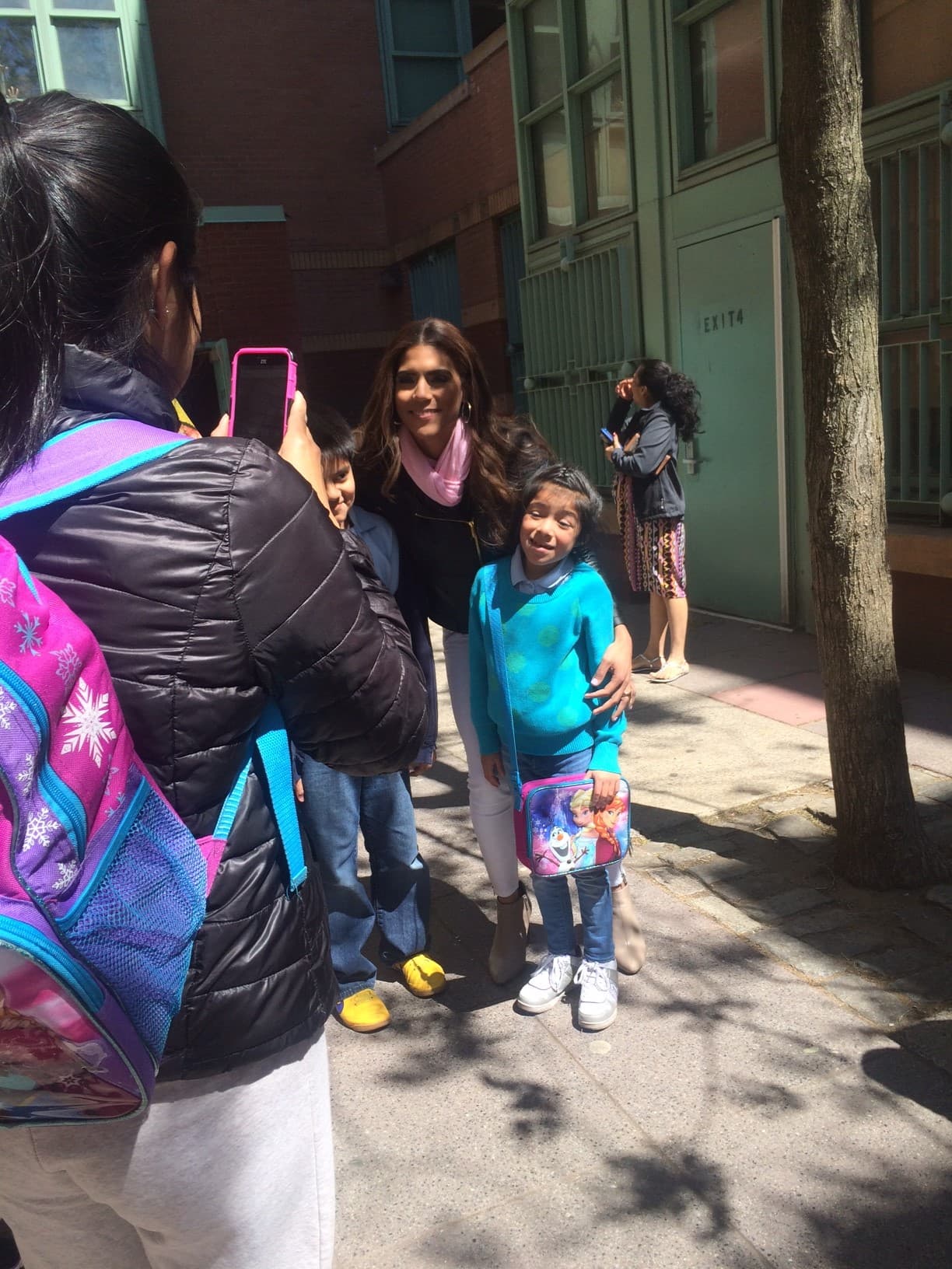 Todos querían la foto del recuerdo con nuestra Francisca.