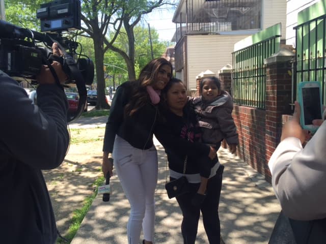 Francisca es toda una celebridad en Nueva York.