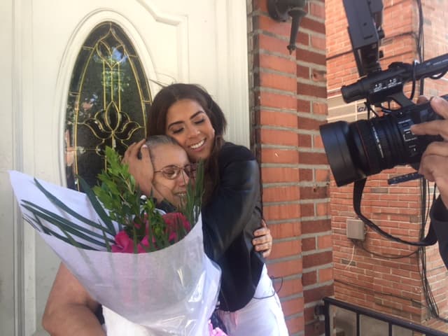 Inés se conmovió e impresionó mucho al ver a Francisca.