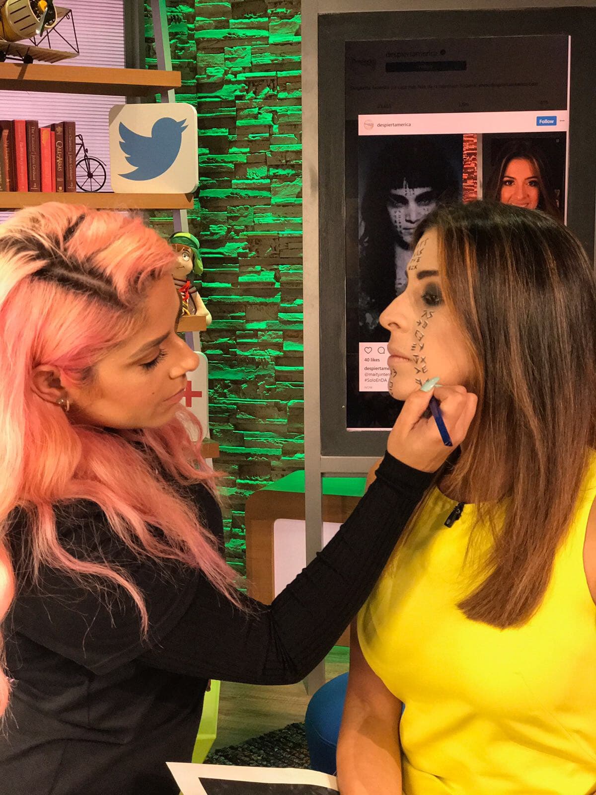 En la cinta 'The Mummy', a medida que Ahmanet se deja llevar por su lado oscuro, aparecen más tatuajes en su cuerpo.