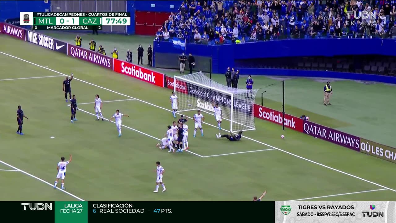 ¡GOL!  anota para CF Montreal. Rudy Camacho