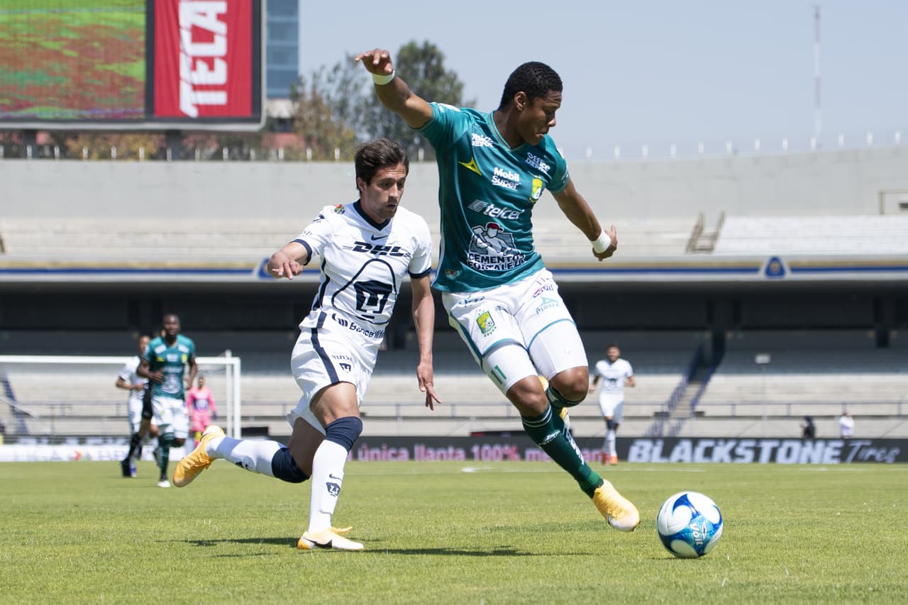 Ángel Mena tuvo que aparecer para que el León volviera a ganar y asegurara tres puntos que los ponen en la pelea por el repechaje de manera momentánea. Pumas hila cinco partidos sin poder ver la victoria, de los cuales cuatro han sido derrotas.