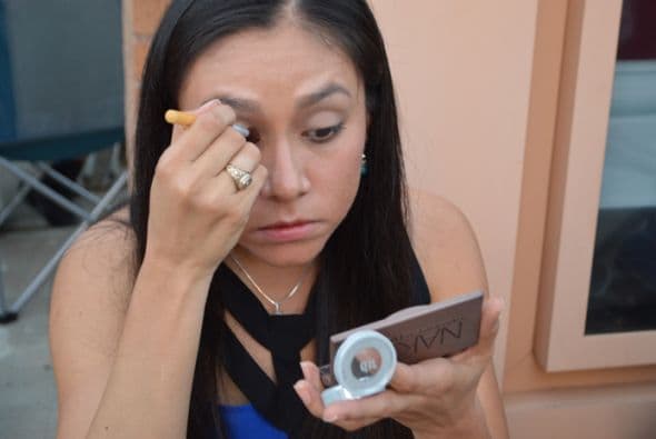 Dos elementos claves en cualquier audición de Nuestra Belleza Latina: mucho maquillaje y mucha actitud. Osmel, no eres el único... con actitud.