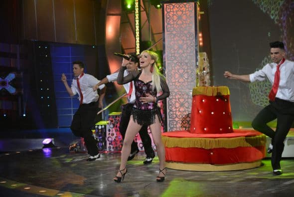 Los momentos de mayor exigencia vocal, los resolvió de una manera magistral. Y demostró que ninguna enfermedad en la garganta la puede derrotar.