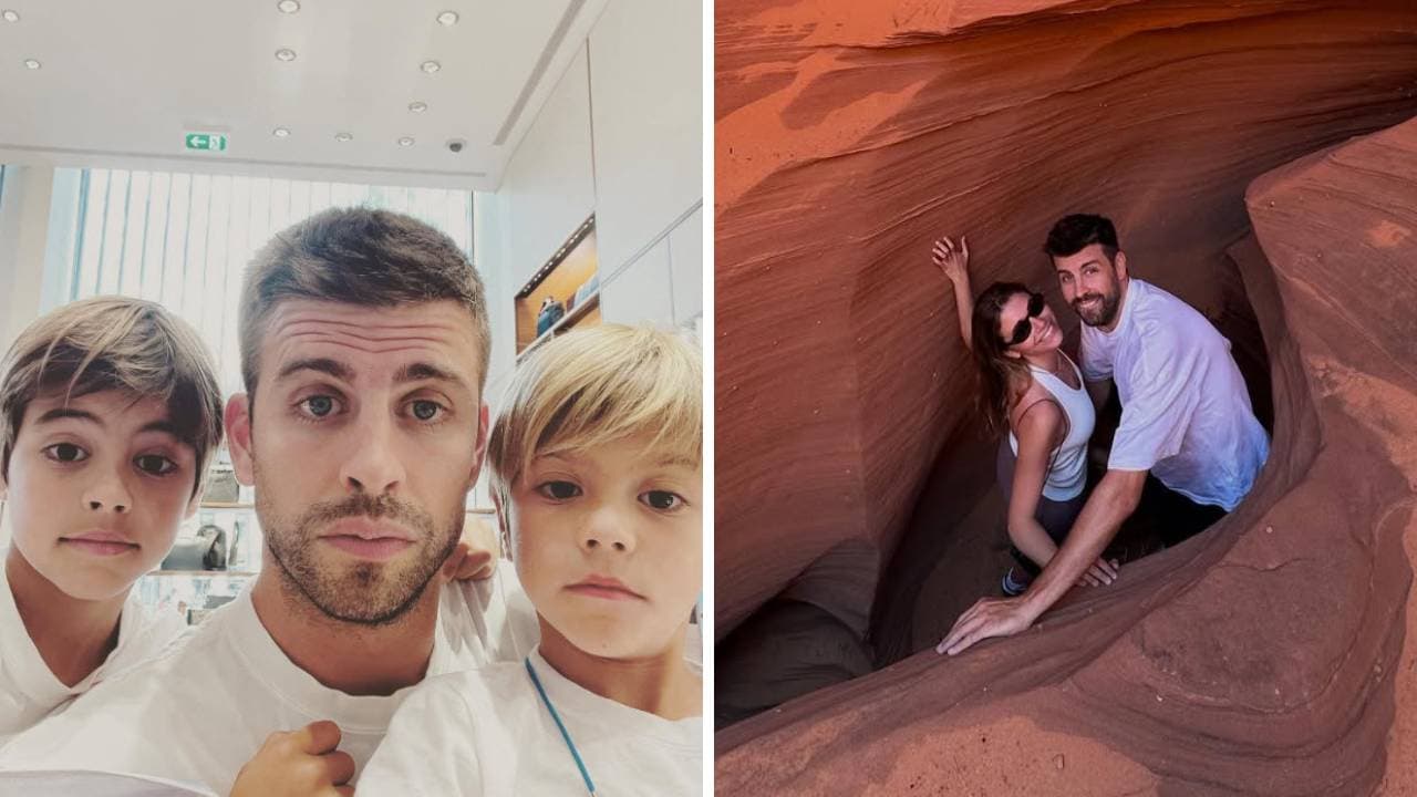 Piqué se deja ver muy enamorado paseando por Arizona junto a Clara Chía ¿sus hijos lo acompañan?