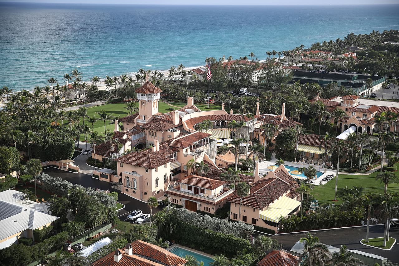 La residencia de Mar-A-Lago.