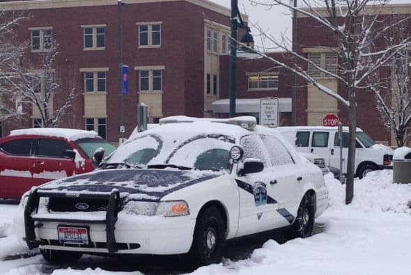 La policía de Boise Idaho compartió la foto de su patrulla con sus usuarios en Twitter.