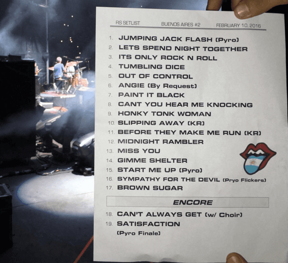 El estadio Centenario en Montevideo fue el encargado de albergar su Olé Tour.