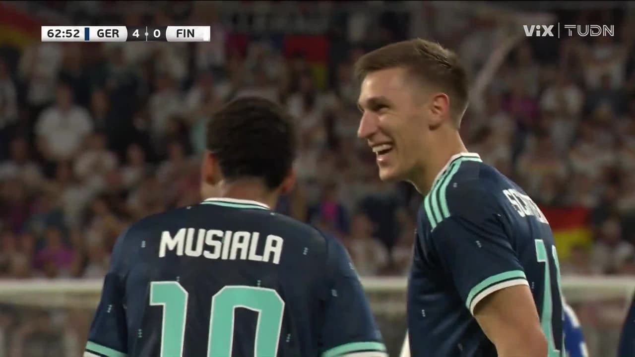 ¡Musiala se une a la fiesta! Alemania ya vence 4-0 a Finlandia