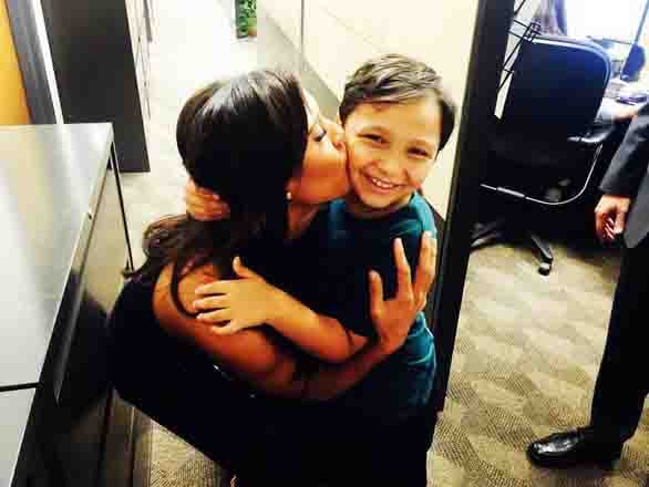 Francisca Lachapel: "Y es que este pequeñín es maravilloso!!! Que Dios lo bendiga!! Lleno de luz. Que les parece nuestro reporterito @matthewmorenolamprea ???". (Noviembre 16, 2015)