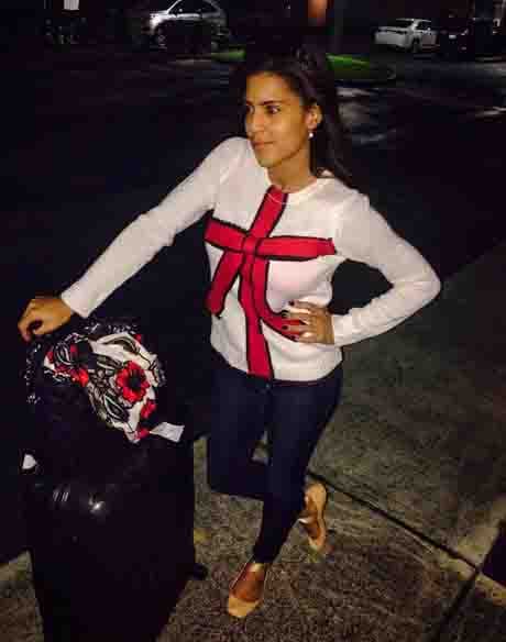 Francisca Lachapel : "Y al fin en casa!! ¿Quién dijo que ser reina era cosa fácil?. (Noviembre 15, 2015)