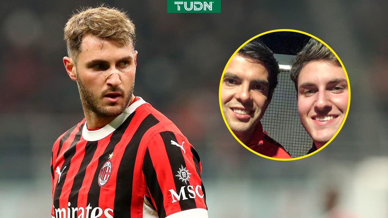 Santiago Gimenez recibe la ‘bendición’ de Kaká en el Milan