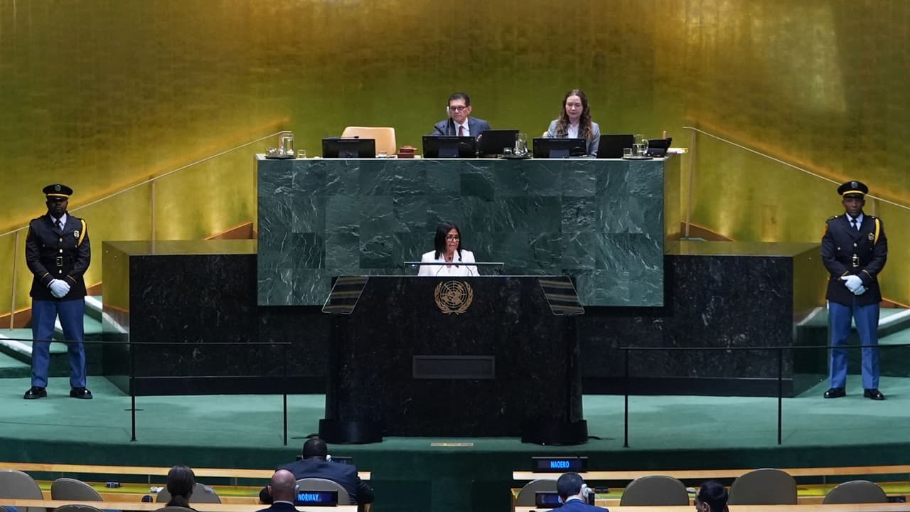 Discurso completo de Delcy Rodríguez, gobernante interina de Venezuela, ante la ONU