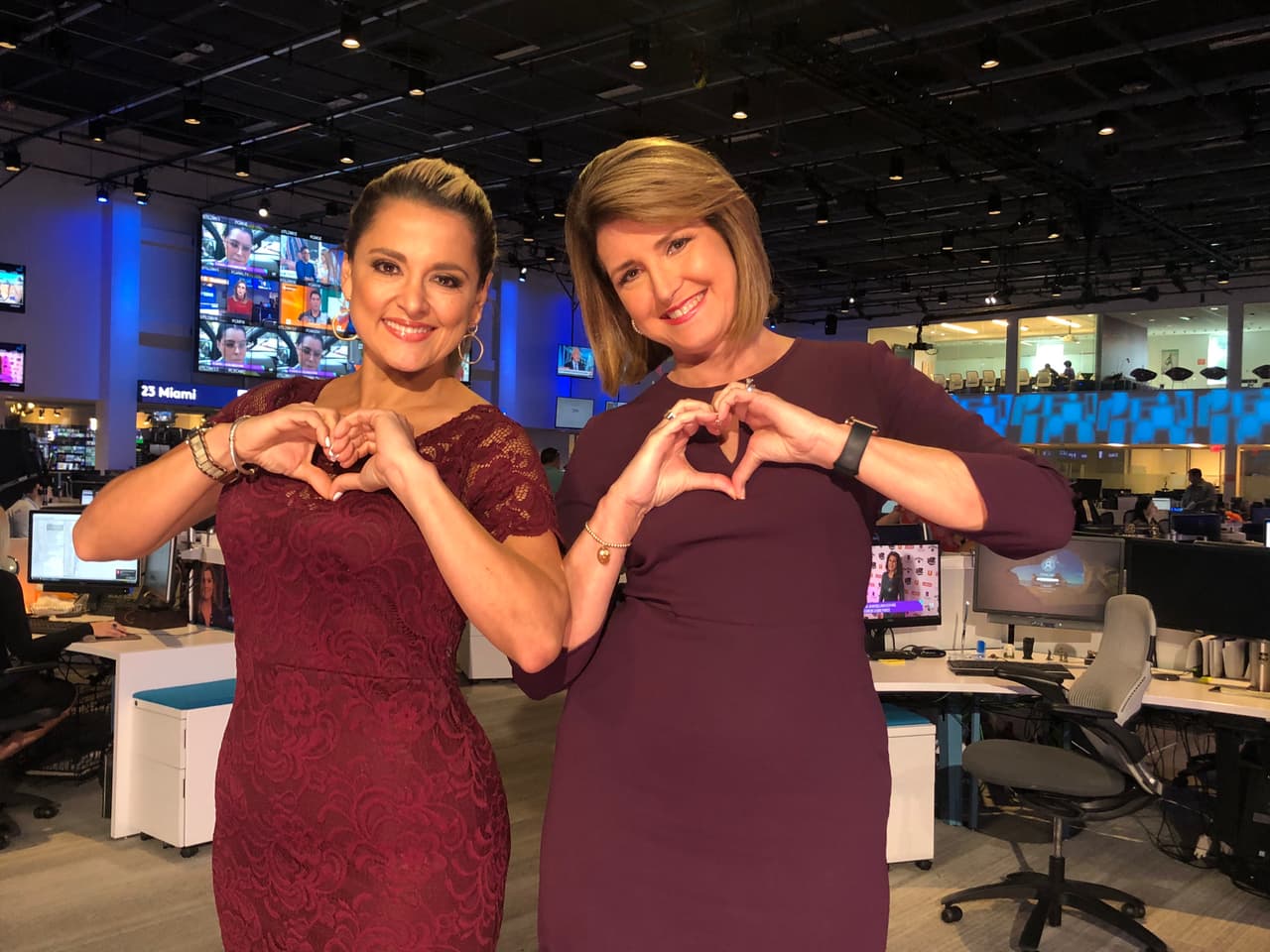 Maria Fernanda López y Alina Mayo Azze se unieron a la campaña.