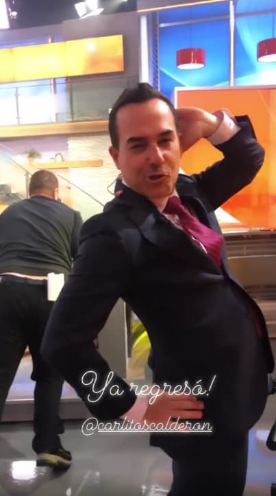 Francisca Lachapel también se puso feliz por ver de nuevo a su compañero de bromas y travesuras. Con esta historia en Instagram le dio la bienvenida.