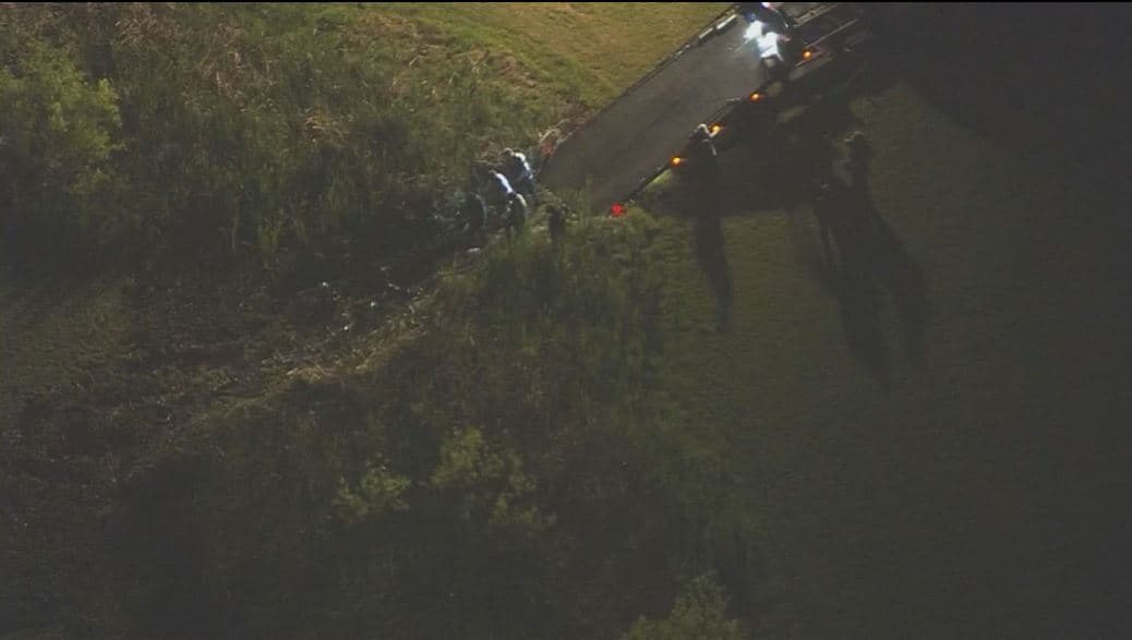 Según la policía, las jovencitas huían en un auto robado cuando cayeron en el estanque la madrugada del pasado 31 de marzo.