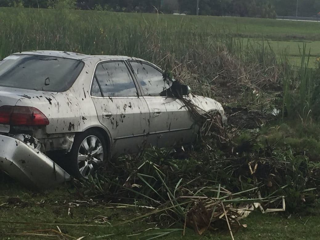 Según la policía, las jovencitas huían en un auto robado cuando cayeron en el estanque la madrugada del pasado 31 de marzo.