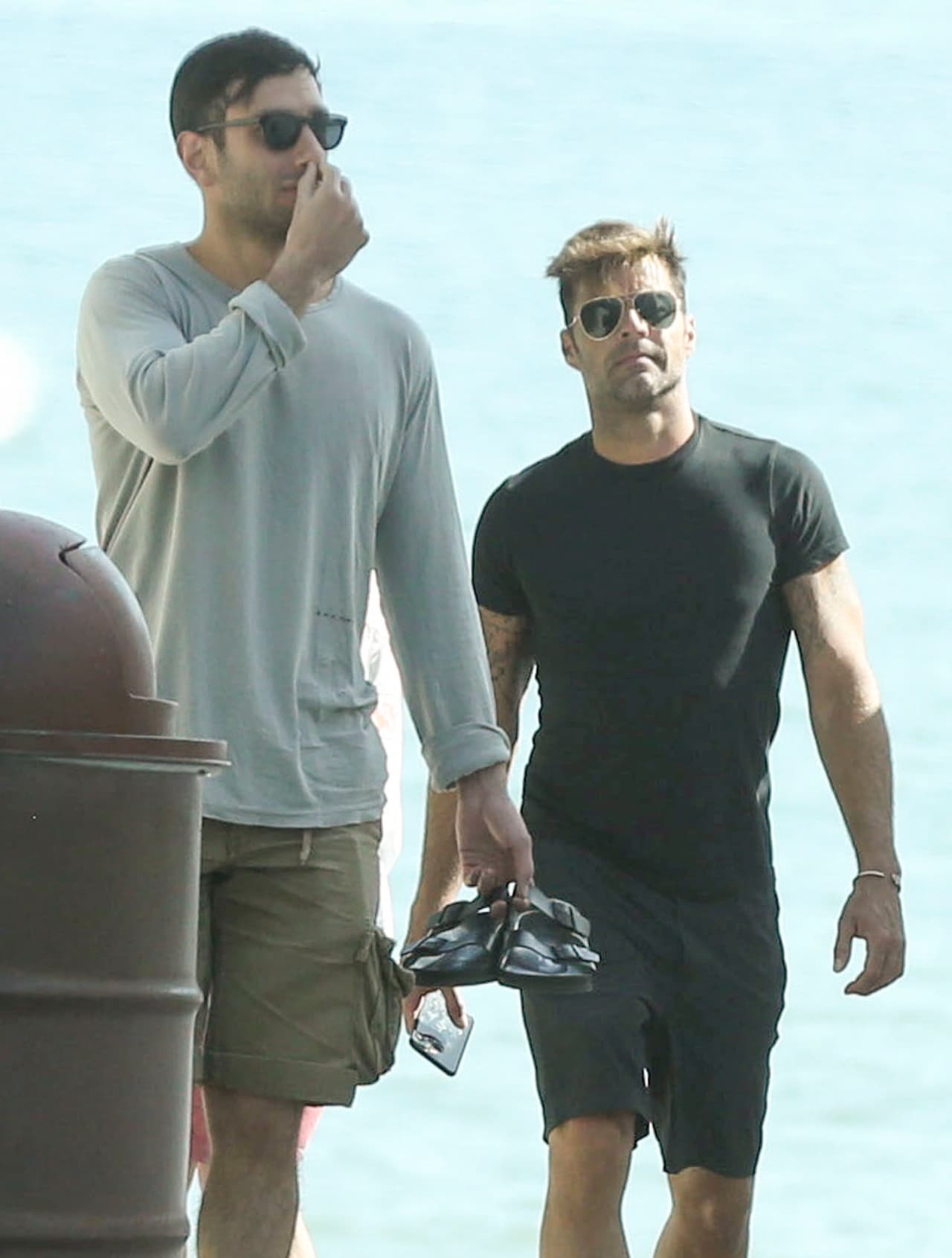 Ricky Martin pasea por Puerto Rico con su pareja, el artista Jwan Yosef