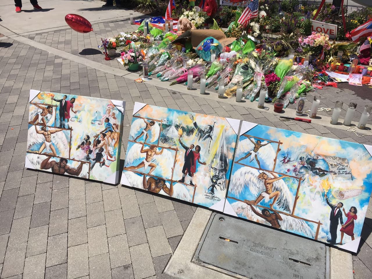 Hay quienes muestran su dolor de distinas maneras, por ejemplo, mediante el arte.