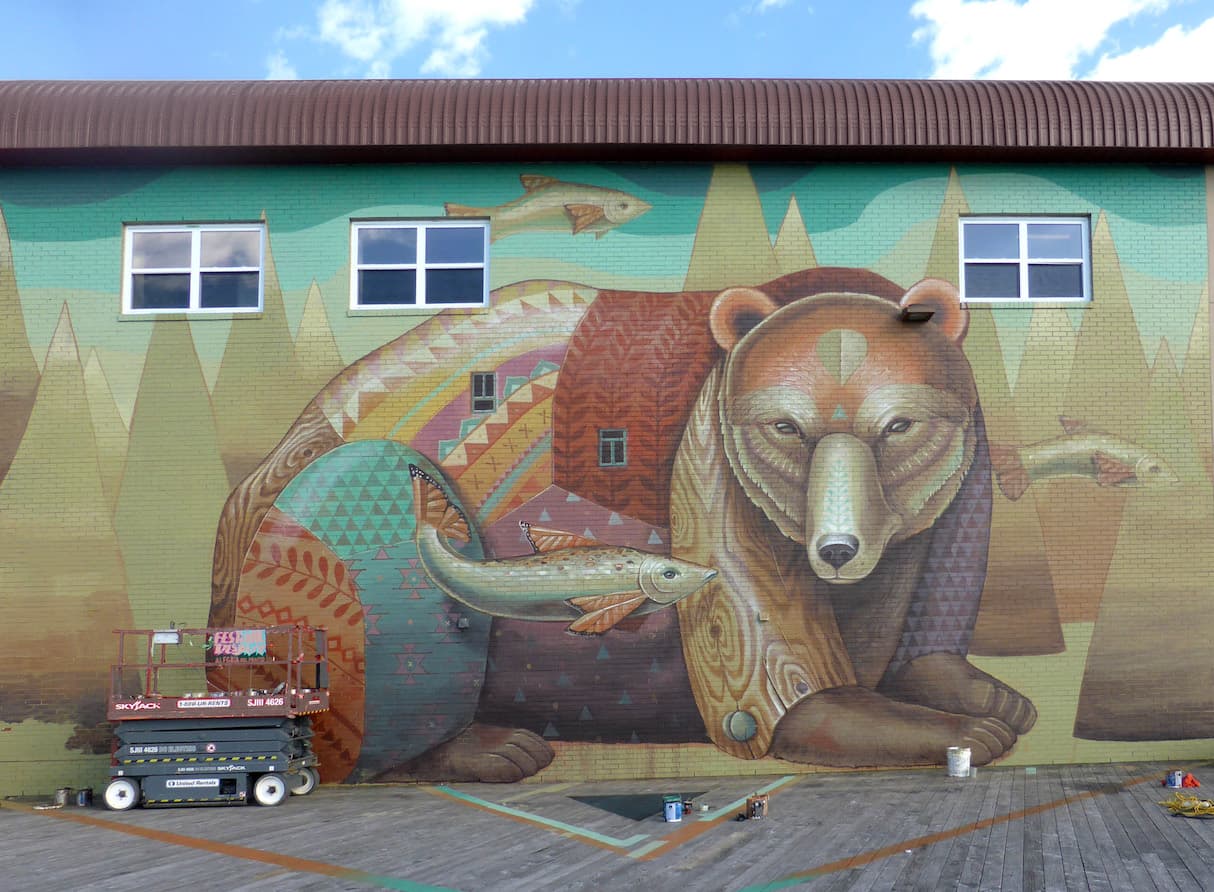 Mural de Alegría del Prado.