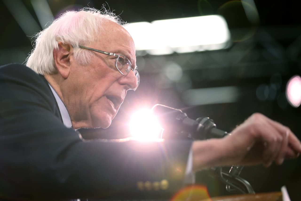 El senador de 78 años obtuvo el 26 por ciento de los votos en New Hampshire.