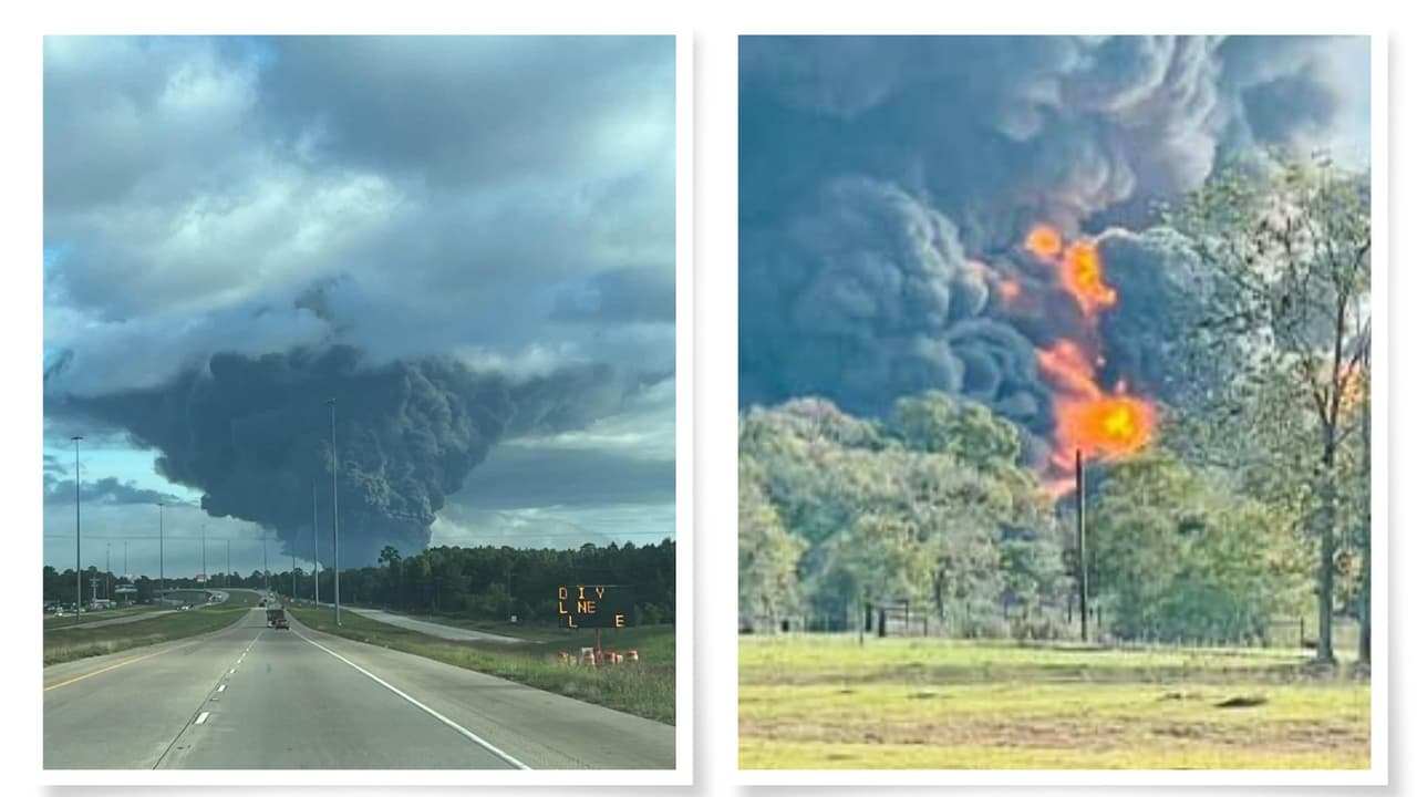 Equipos de emergencia llegaron a la planta química Sound Resource Solutions, ubicada en el área de Shepherd, Texas, para intentar limpiarla de todos los químicos peligrosos.