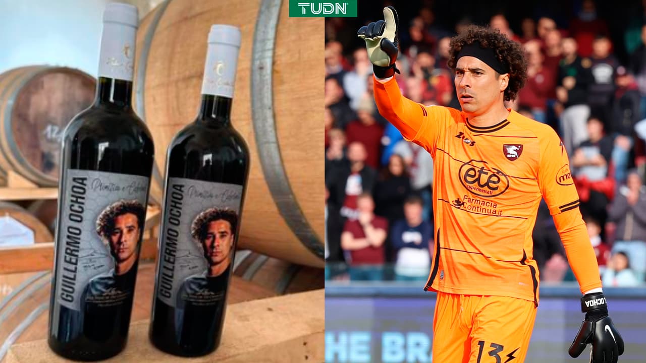 Guillermo Ochoa tiene su propia línea de vino en Italia
