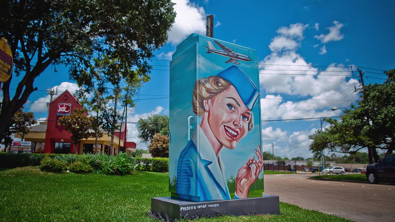 Título de obra: Stewardess / Propellor
<br>Artistas: Pilot y Anat Ronen
<br>Ubicación: Airport y Ruthby