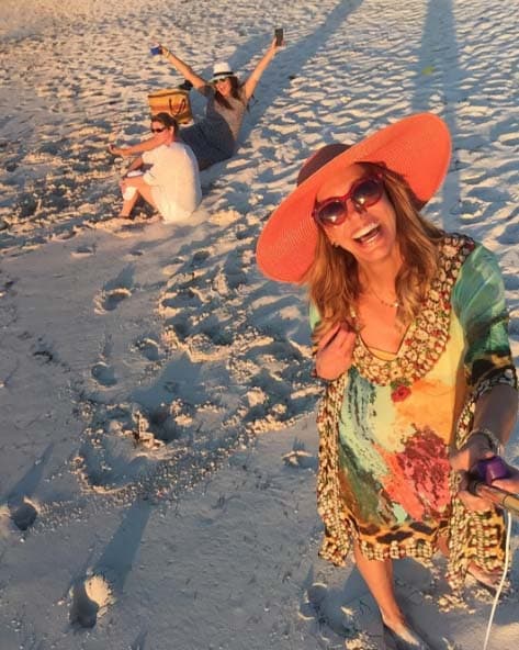 La Flaca sabe como gozar en grande las vacaciones.