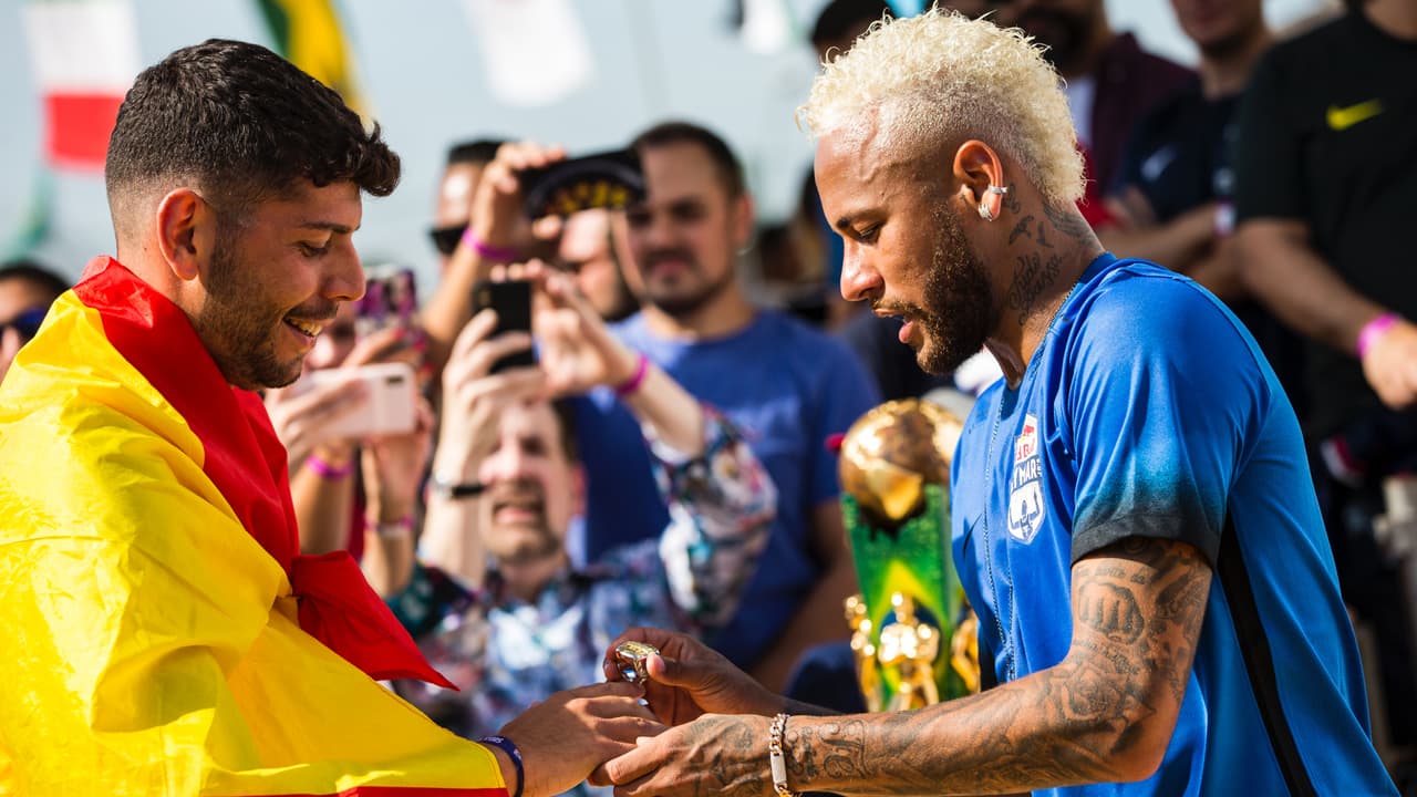 Neymar estaría en Madrid... ¿para fichar por el Real?