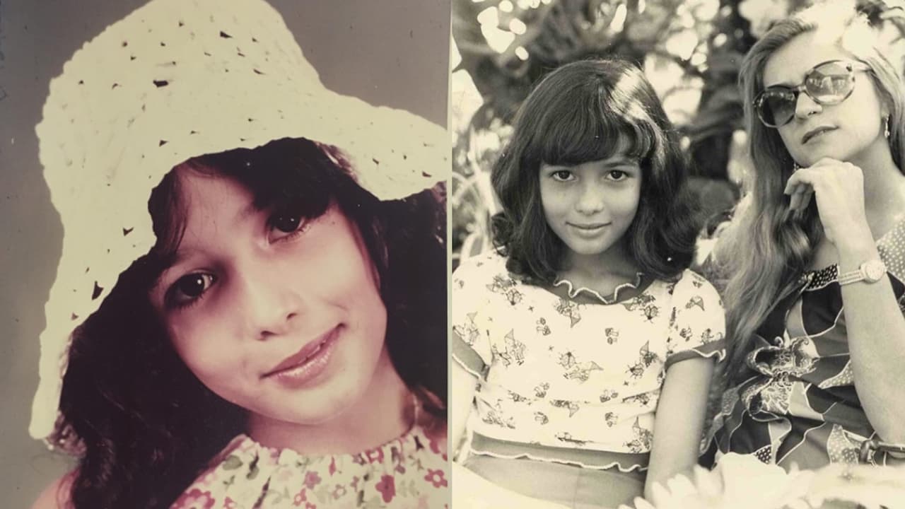 Giselle y su madre Alba Gómez, quien falleció en noviembre de 2012.