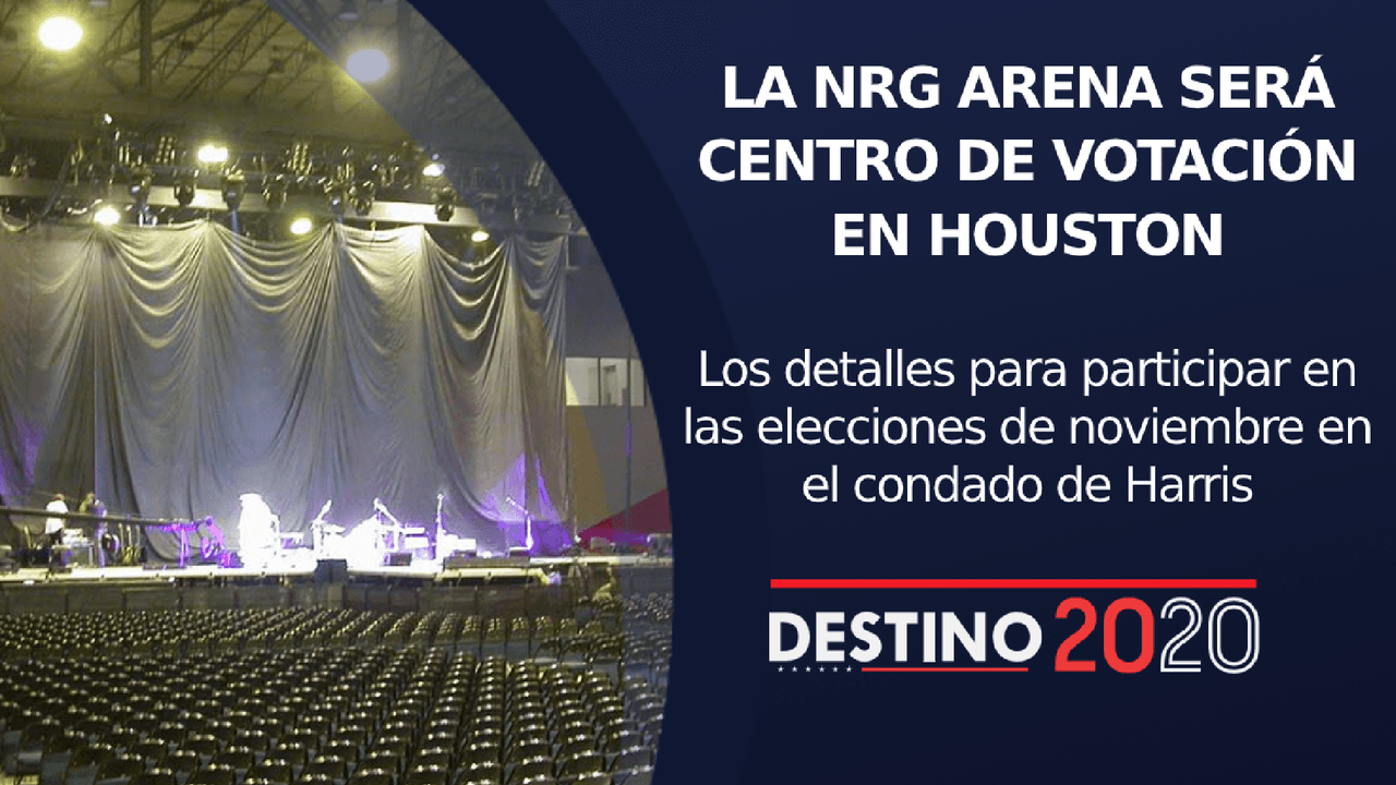 NRG Arena recibirá las boletas de votación enviadas por correo en el condado Harris