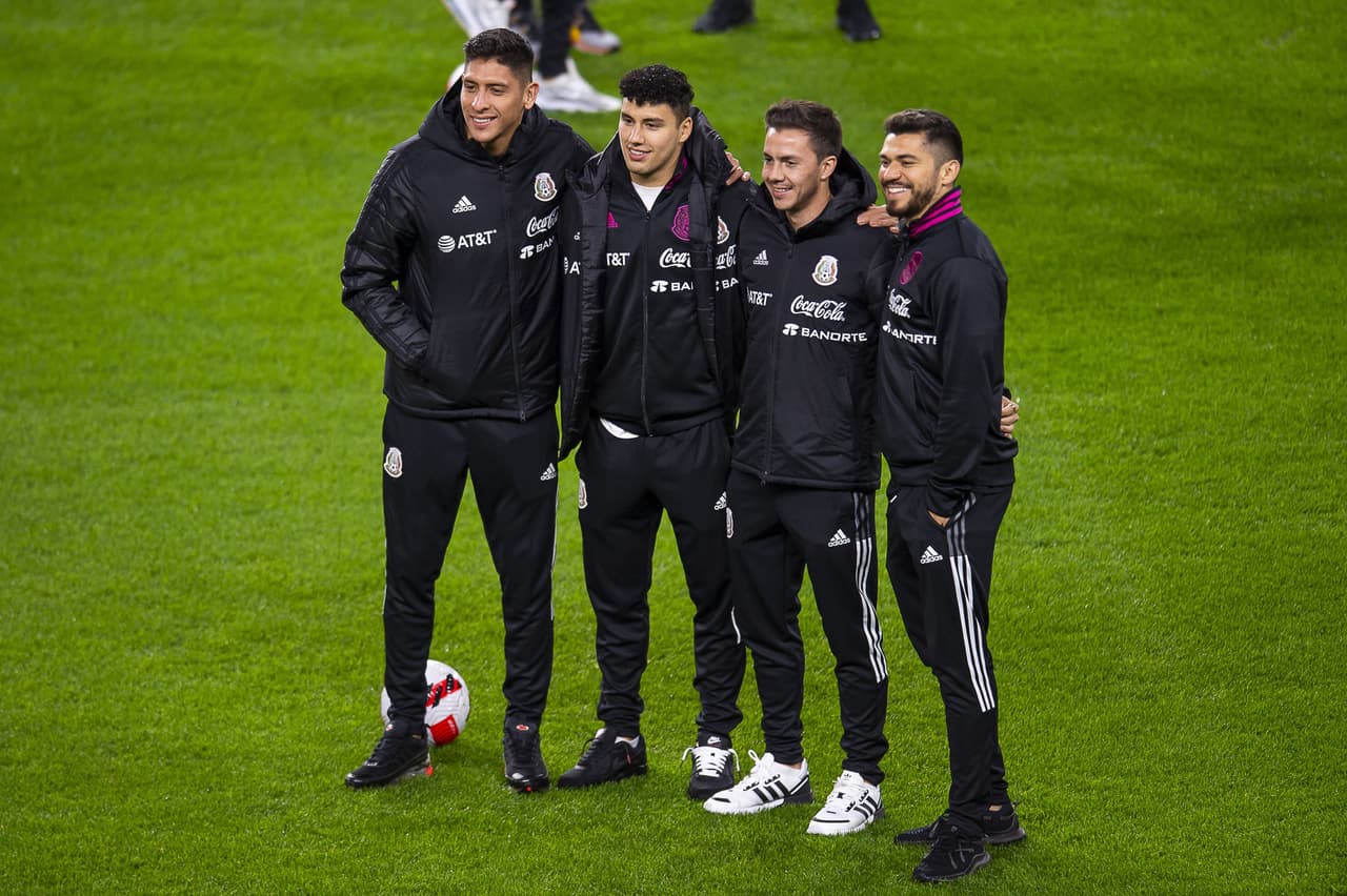 La selección mexicana se mostró lista y enfocada durante el reconociemineto del terreno de juego en Cincimnati.