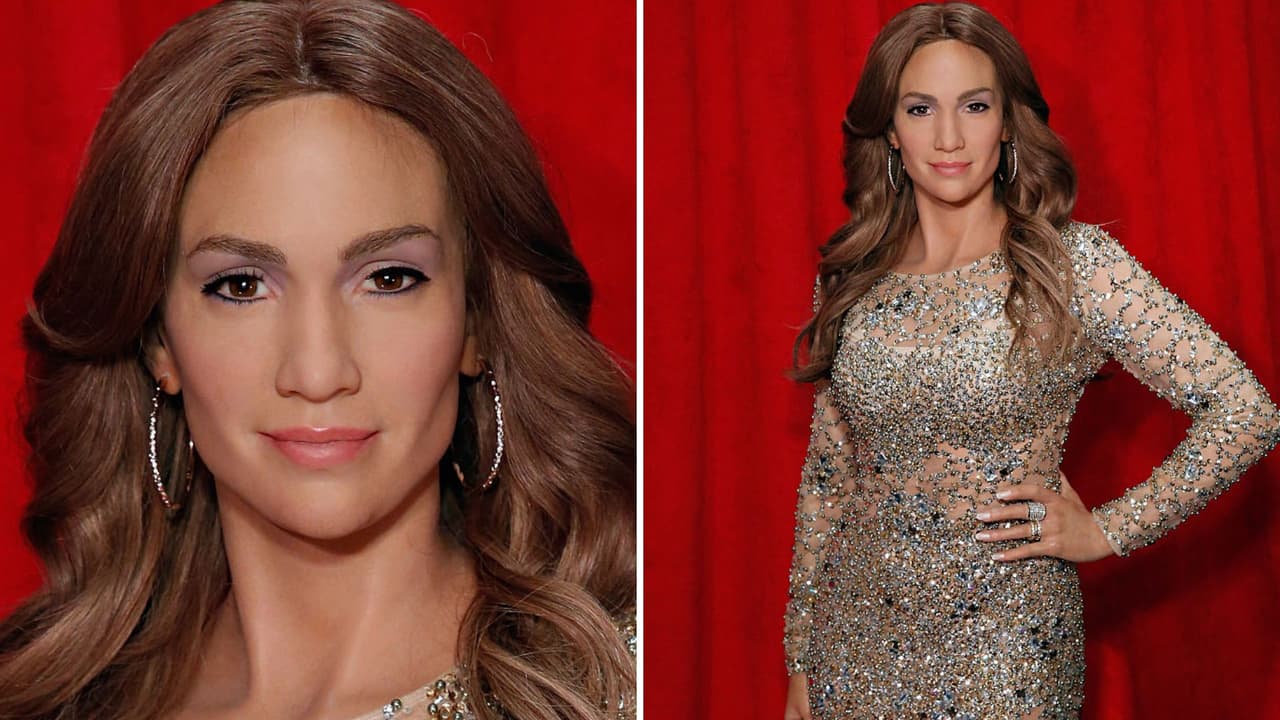 Figura de cera de Jennifer Lopez en Nueva York