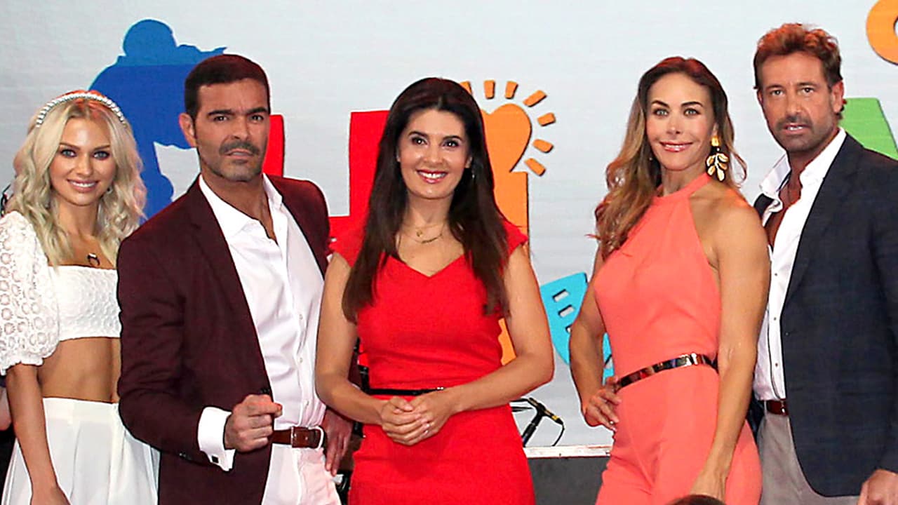 En fotos: Vanessa Guzmán, Gabriel Soto e Irina Baeva presentaron ‘Soltero con hijas’, su nueva telenovela