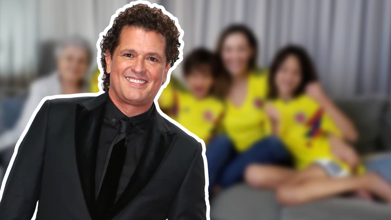 Así Carlos Vives y su familia enloquecieron de alegría con el triunfo de Colombia en el Mundial