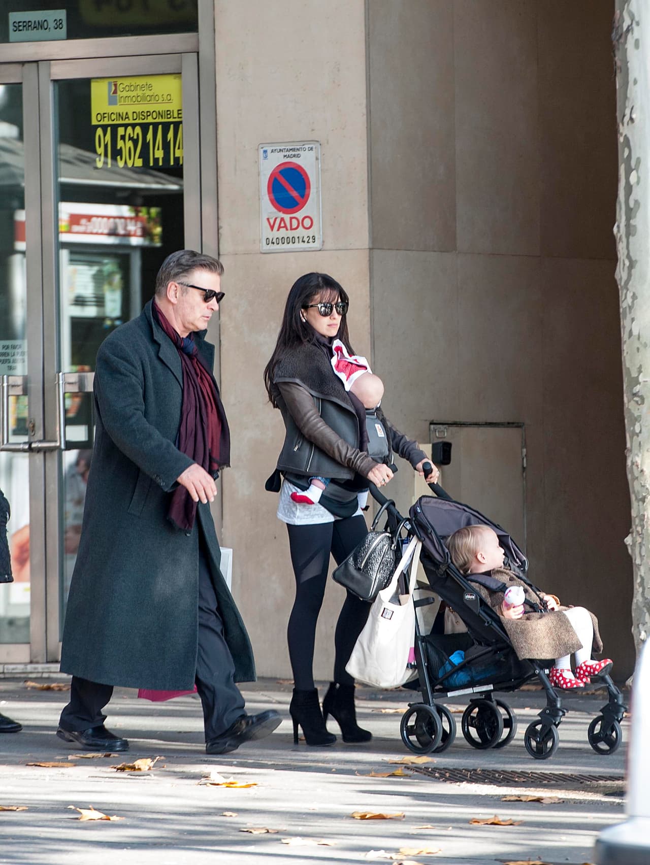 Después de algún rato, el cochecito de bebé fue necesario.