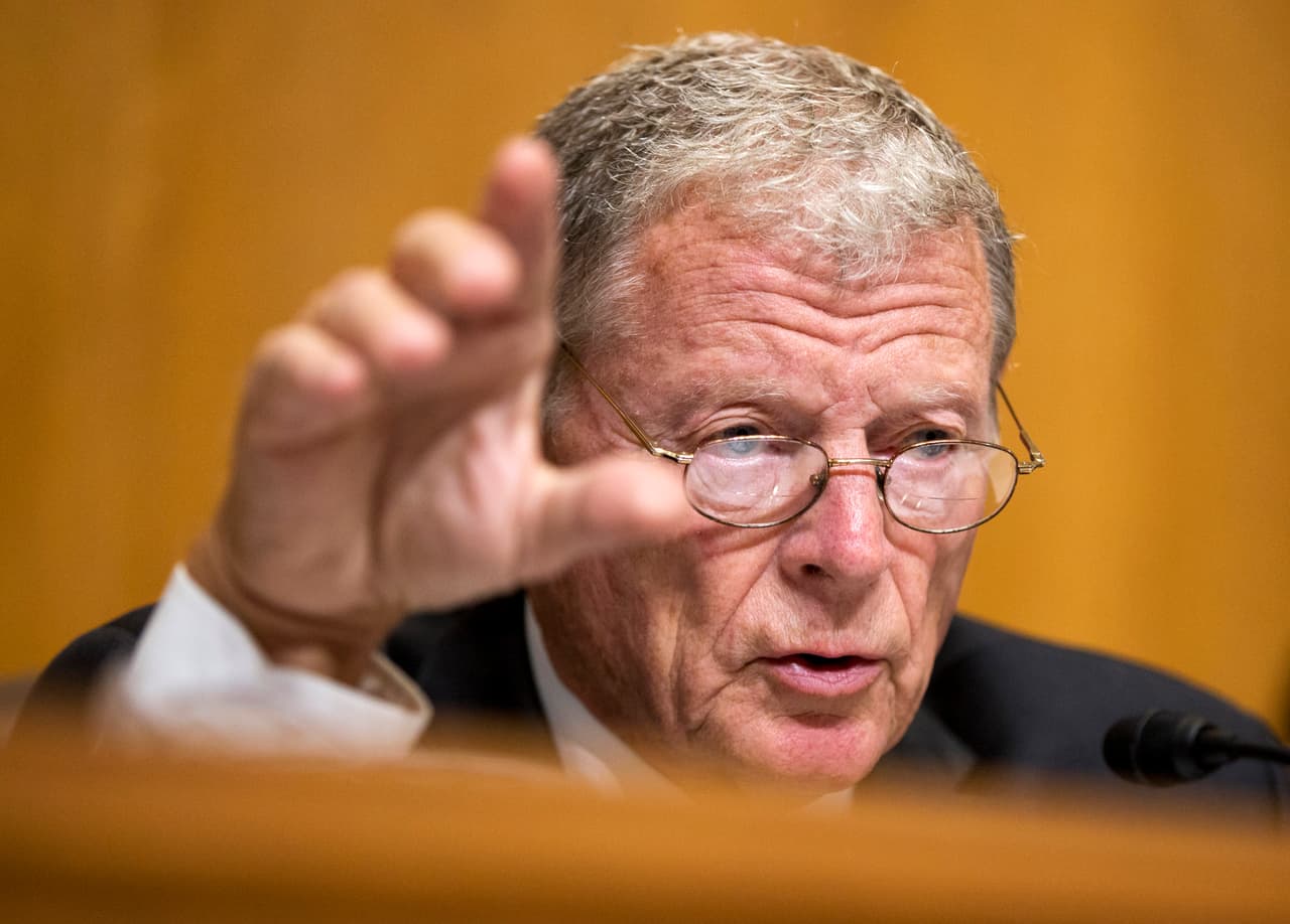 El senador de Oklahoma James Inhofe