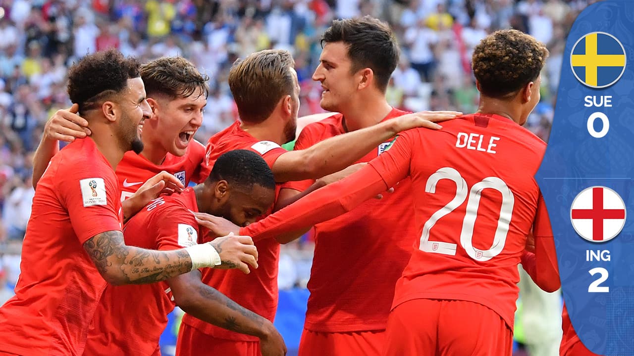 Inglaterra elimina a Suecia y regresa a semifinales 28 años después