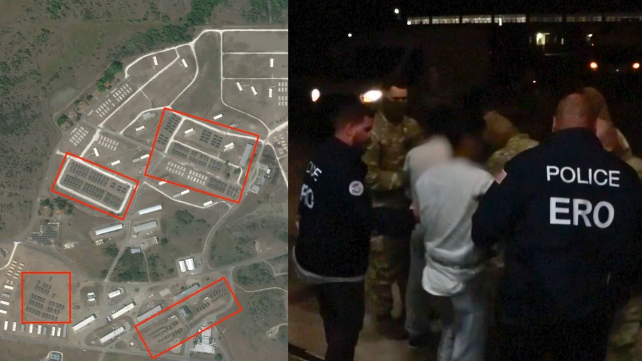 Departamento de Justicia vacía de inmigrantes Guantánamo, pero amplían instalación para detenciones