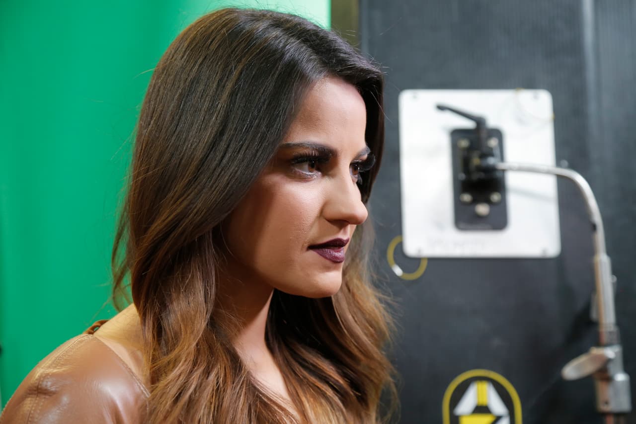 Maite estuvo un poquito nerviosa por su nominación como Mejor actriz protagónica.