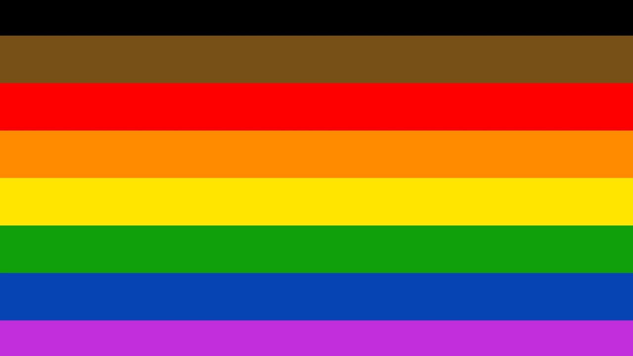 Dicho modelo cuenta con dos franjas más una color negro y otra café