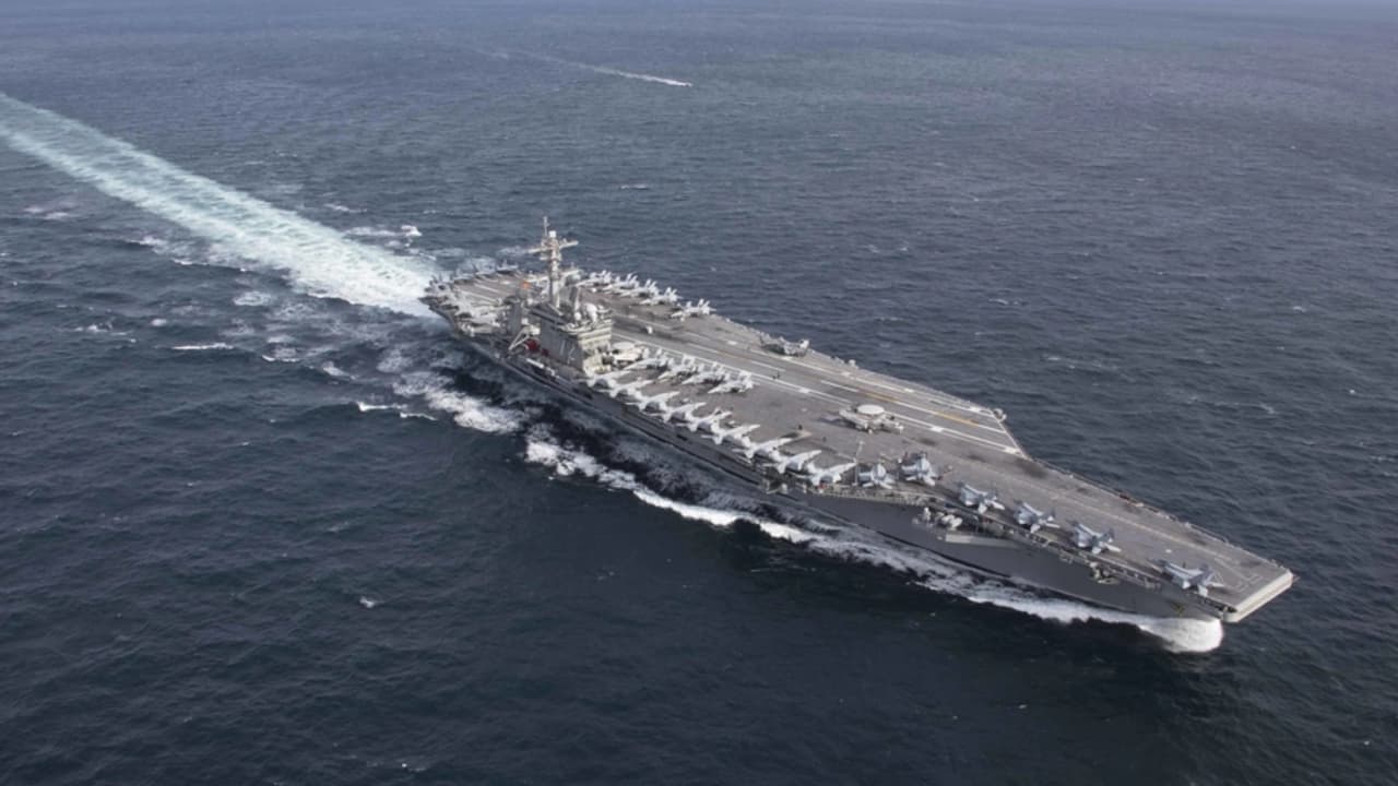 Portaviones estadounidense Abraham Lincoln llega a Medio Oriente