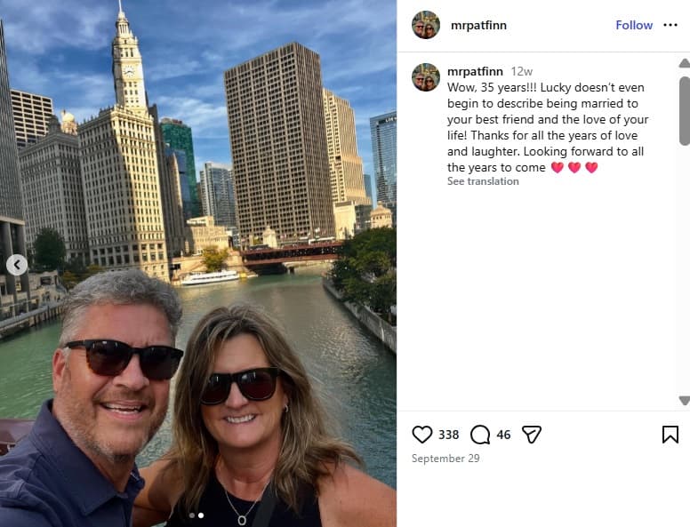 Pat Finn publicó este mensaje meses antes de morir.