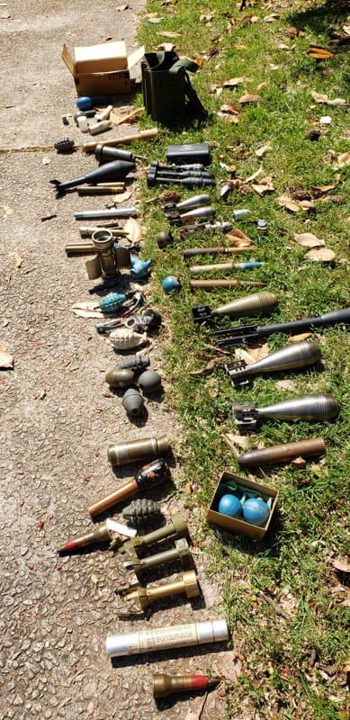 De momento se desconoce si los artefactos se encontraban activos al momento de su descubrimiento.